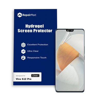 Vivo S12 Pro Compatible Premium Hydrogel Screen Protector With Full Coverage Ultra HD